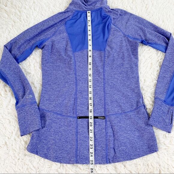 CHAMPION C9 Blue Marl 1/2 Zip Pullover Running Top size Small - Picture 8 of 10